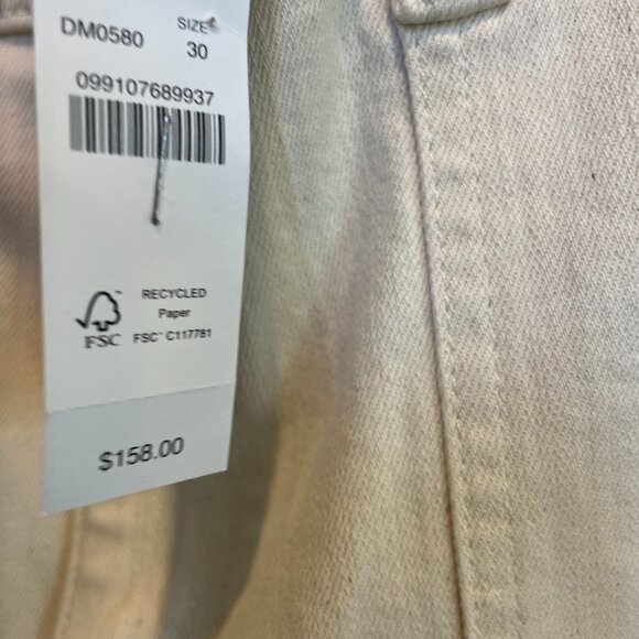 J Crew Wide Leg Camp Pant Wide Leg Ivory Sz 30 NWT #574 - Picture 10 of 12